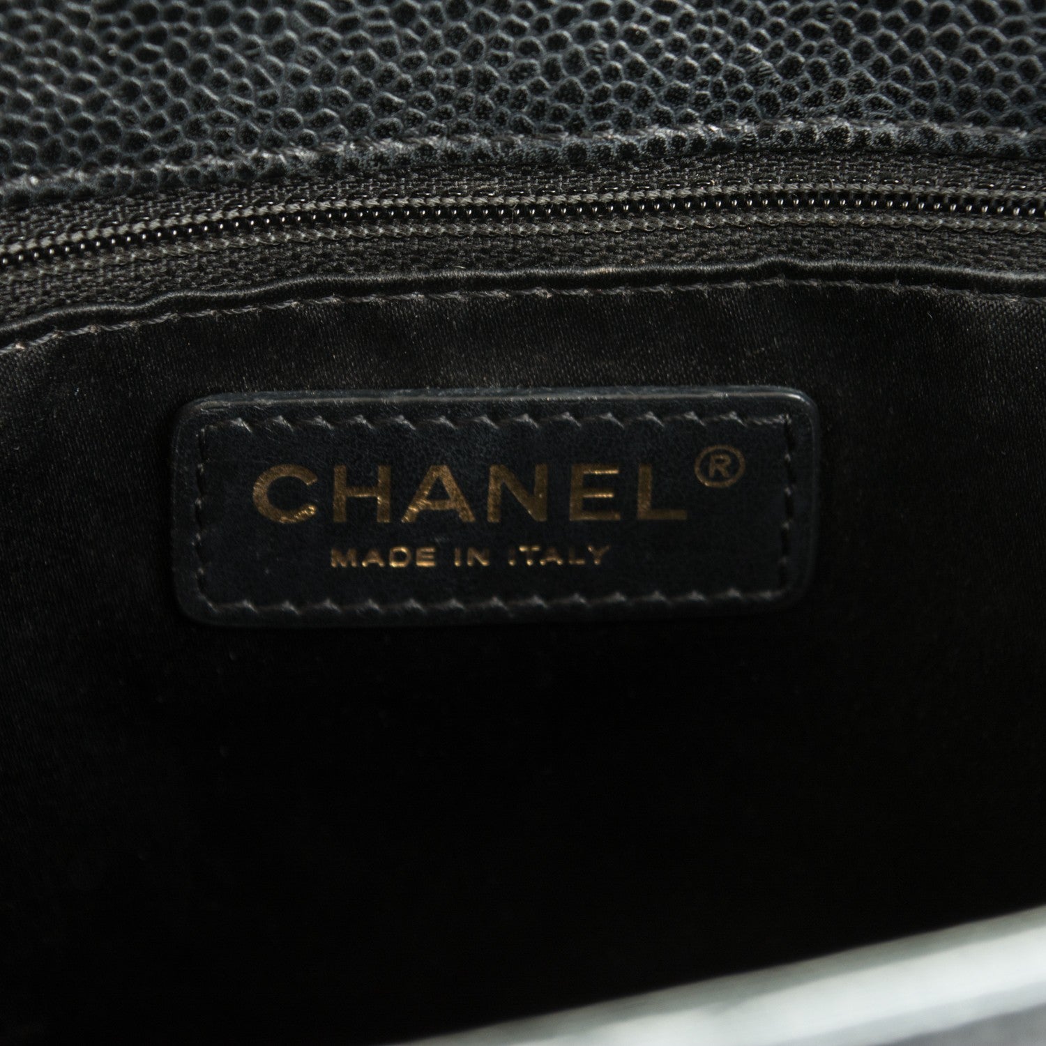 Chanel Caviar Quilted Grand Shopping Tote GST Black 6 of 7