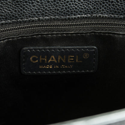 Chanel Caviar Quilted Grand Shopping Tote GST Black 6 of 7