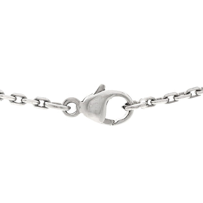 Hermes Lacquered Palladium Mini Pop H Pendant Necklace White 4 of 5