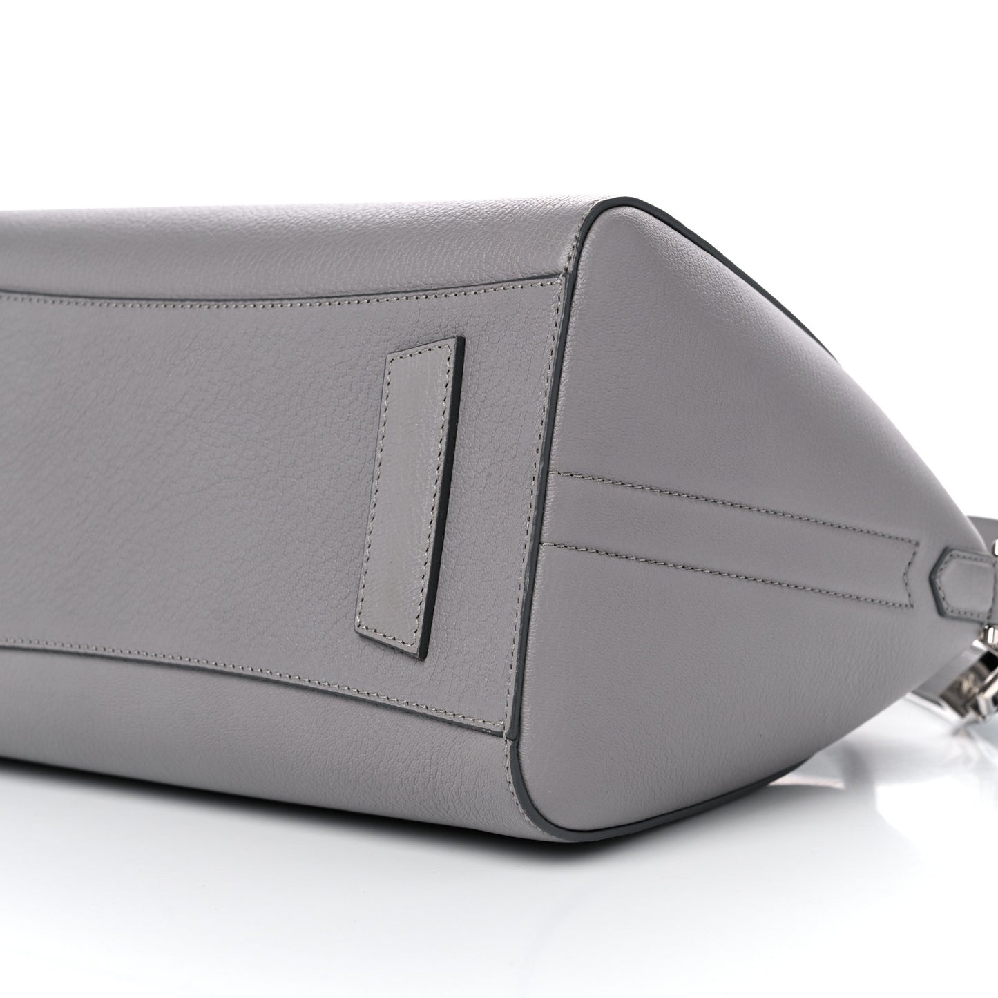 Sugar Goatskin Small Antigona Pearl Grey