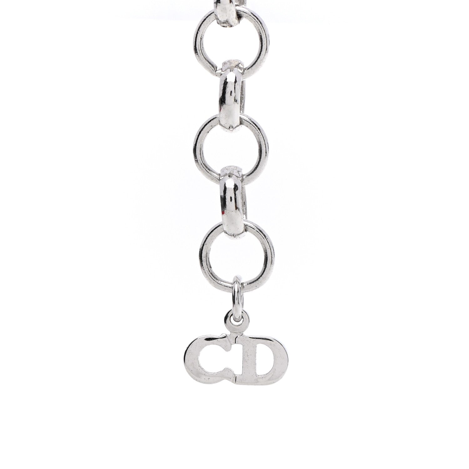 Christian Dior Calfskin Logo Double Bracelet Pink 4 of 4