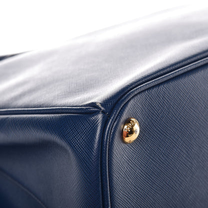 Prada Saffiano Large Galleria Double Zip Tote Bluette 11 of 15