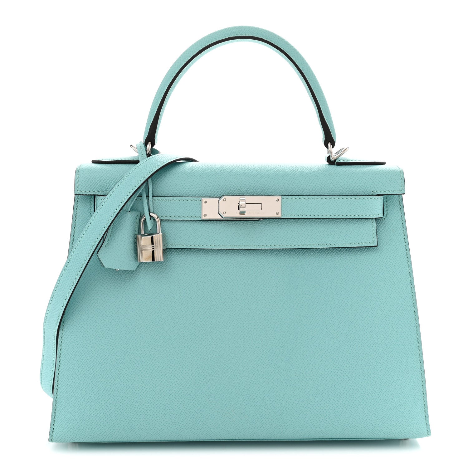 Hermes Epsom Kelly Sellier 28 Bleu Atoll 1 of 11