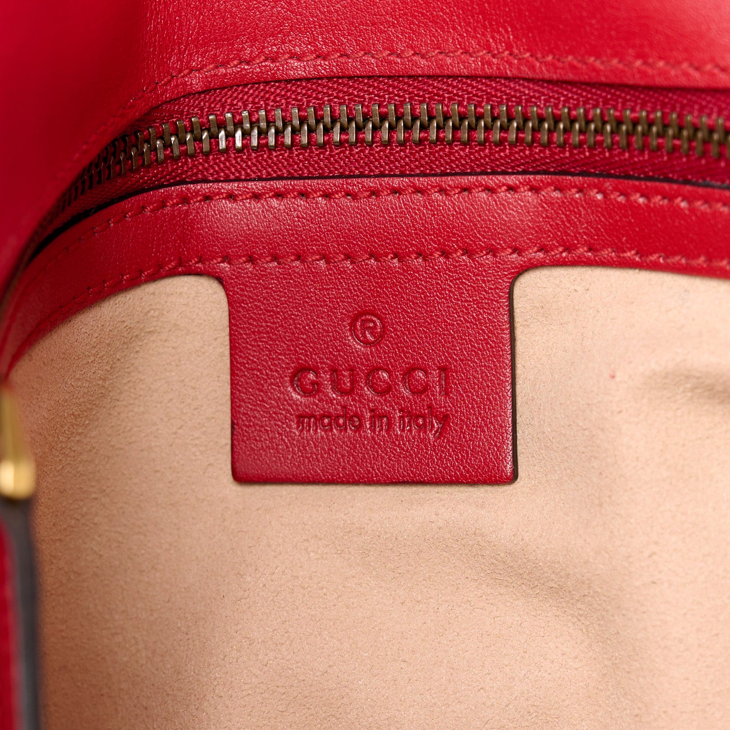 Gucci Calfskin Matelasse Medium GG Marmont Shoulder Bag Hibiscus Red 6 of 11