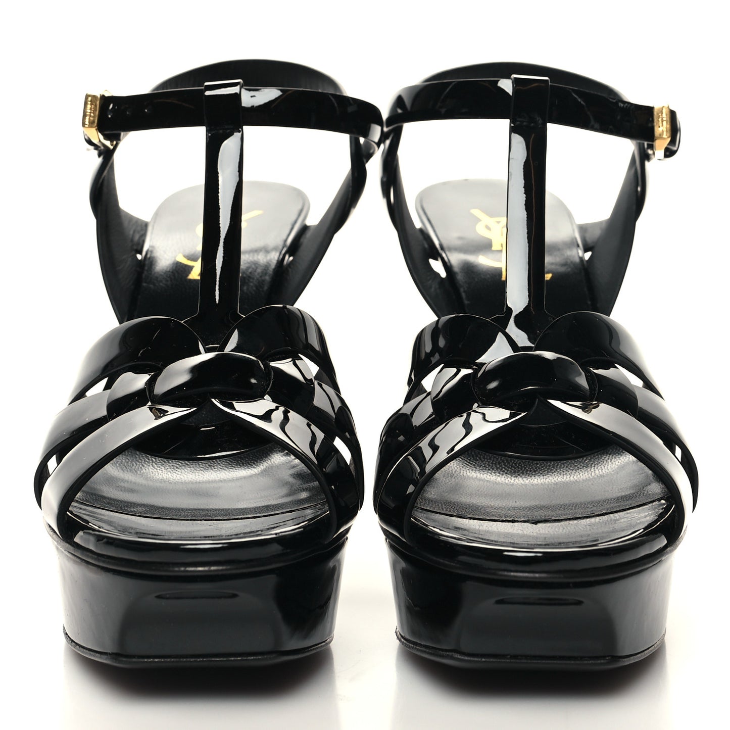 Patent Tribute 105 Platform Sandals 36 Black
