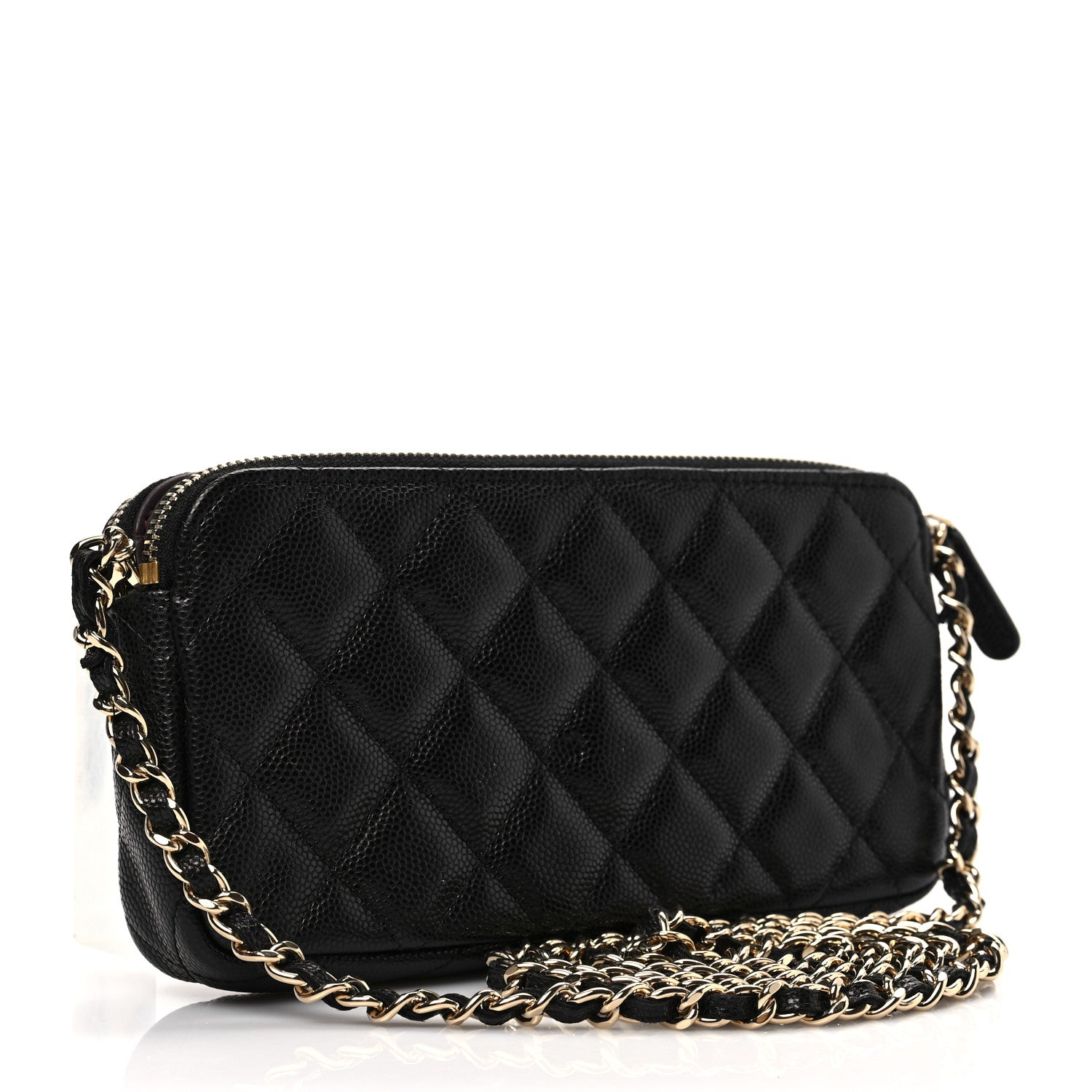 Chanel Caviar Quilted Small Clutch With Chain Black 3 of 8