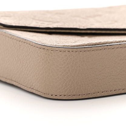Louis Vuitton Empreinte Pochette Felicie Chain Wallet Tourterelle 11 of 16