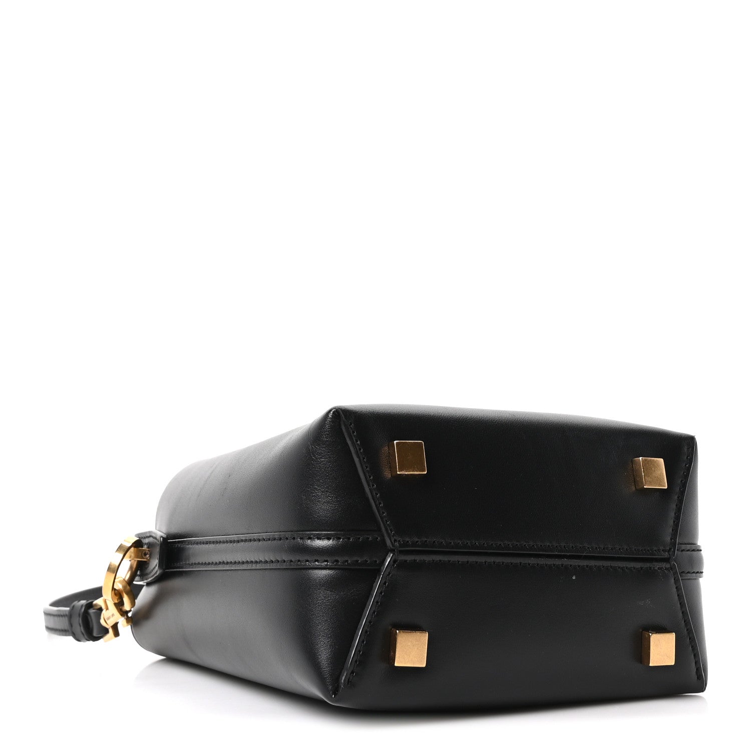 Saint Laurent Shiny Calfskin Le 37 Mini Bucket Bag Black 3 of 8