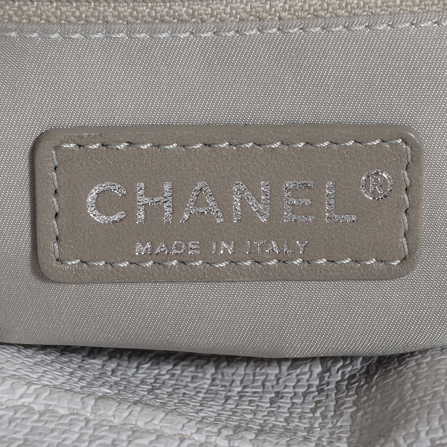 Chanel Coated Canvas Paris Biarritz Small Tote White 6 of 7
