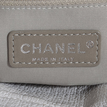 Chanel Coated Canvas Paris Biarritz Small Tote White 6 of 7