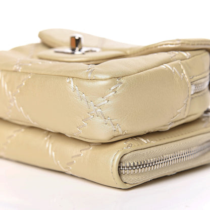 Chanel Metallic Lambskin Stitched New Mini Flap Gold 11 of 12