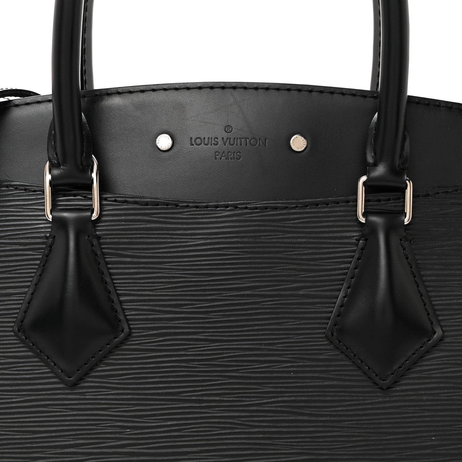 Louis Vuitton Epi Soufflot MM Black 8 of 10