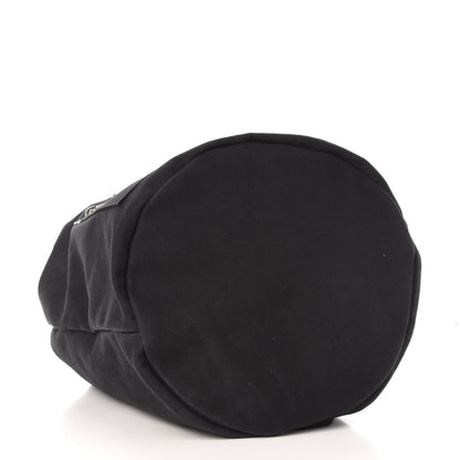 Saint Laurent Canvas City Sailor Drawstring Backpack Black 4 of 13