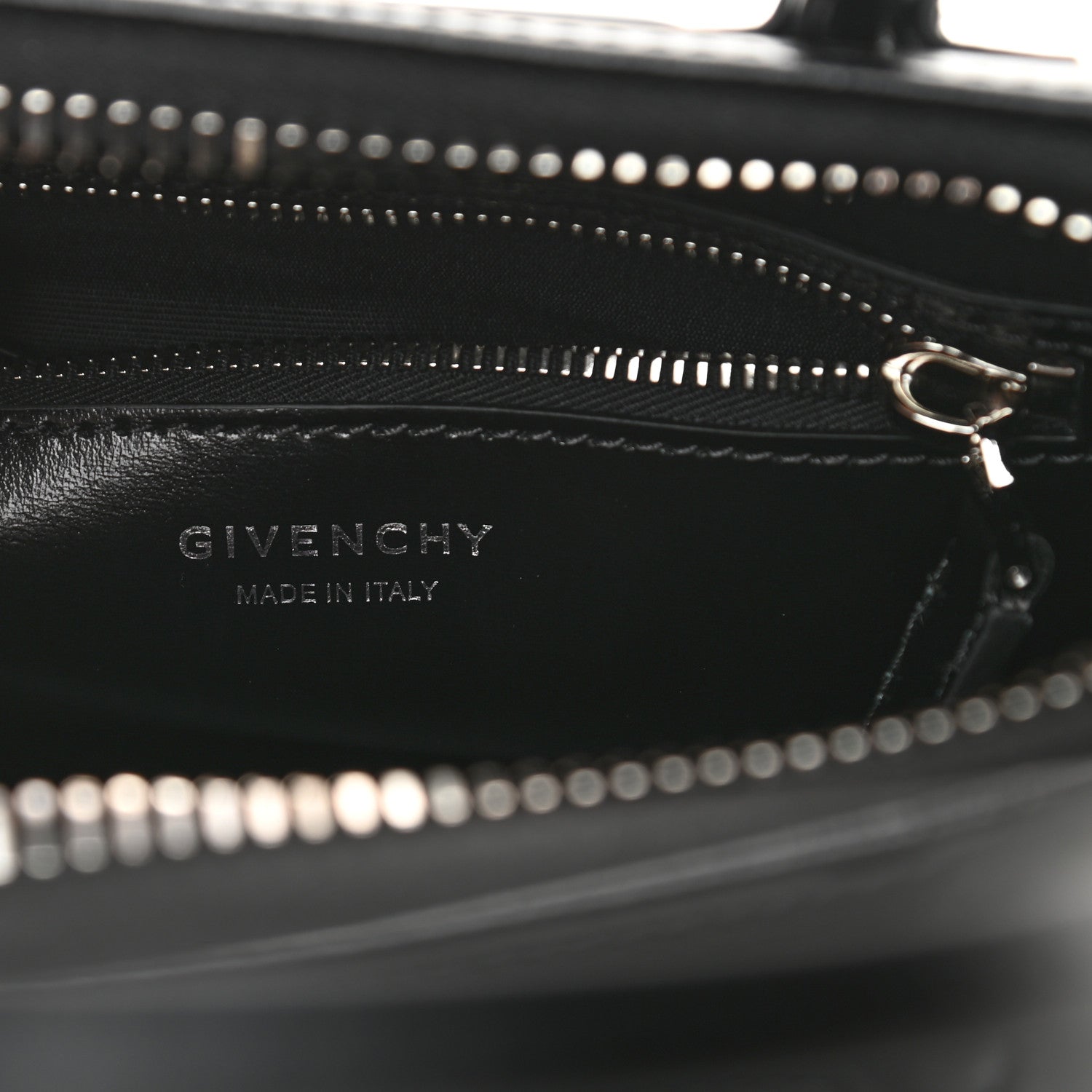 Givenchy Box Calfskin Mini Lock Antigona Shoulder Bag Black 5 of 11