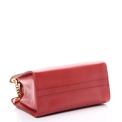 Chloe Shiny Calfskin Mini Annie Shoulder Bag Dreamy Red 3 of 8