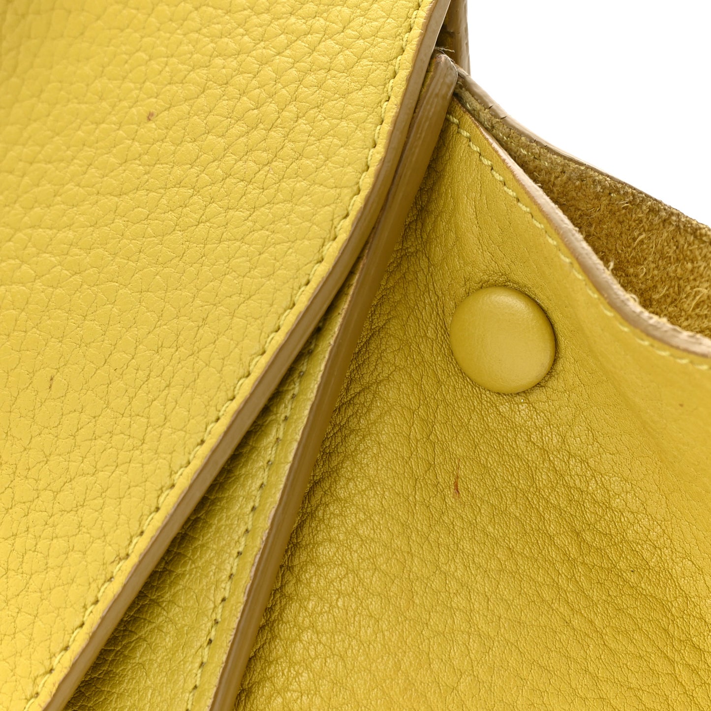 Crisped Calfskin Mini Tie Knot Tote Chartreuse