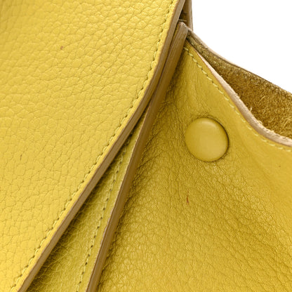 Celine Crisped Calfskin Mini Tie Knot Tote Chartreuse 14 of 16