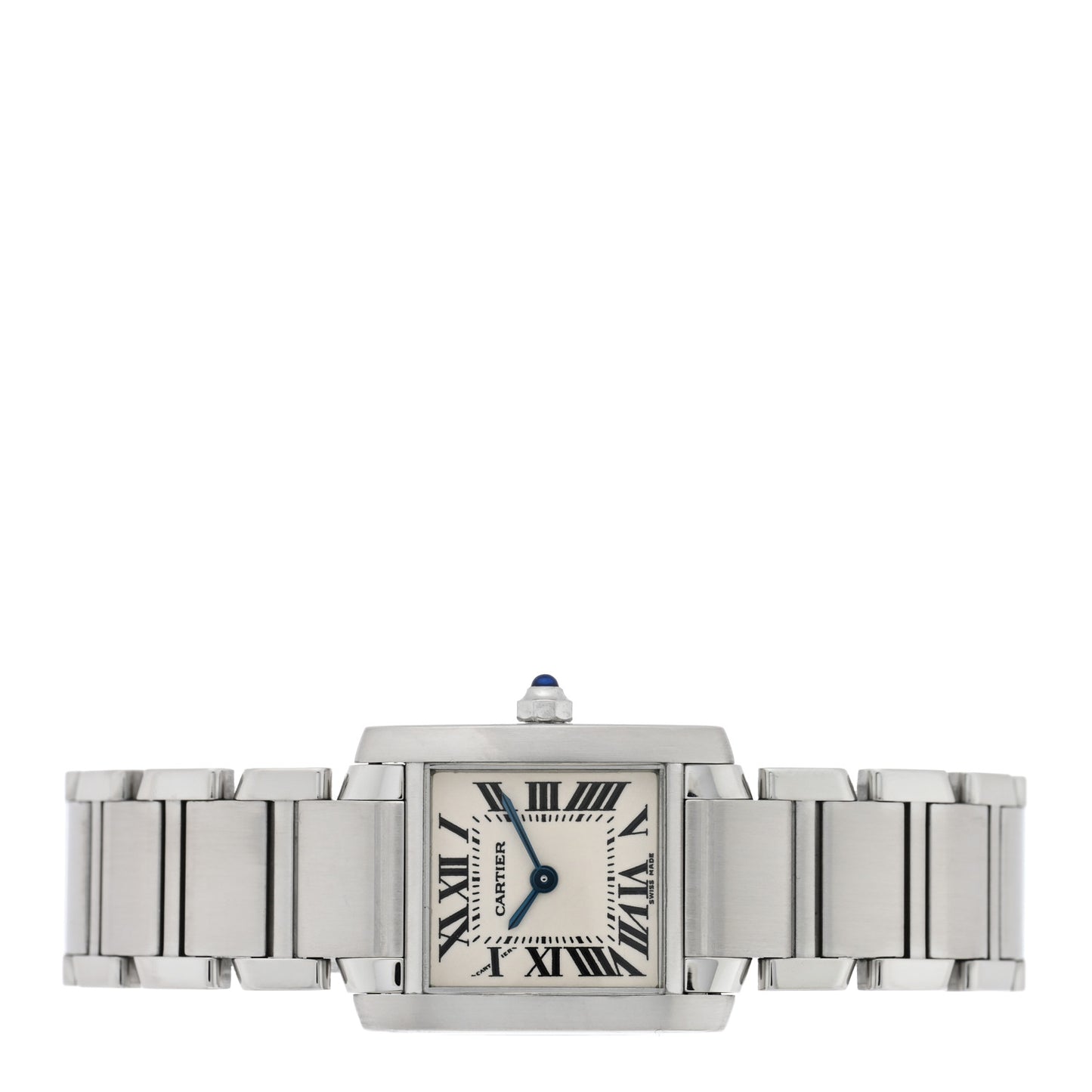Stainless Steel 20mm Tank Francaise Quartz Watch