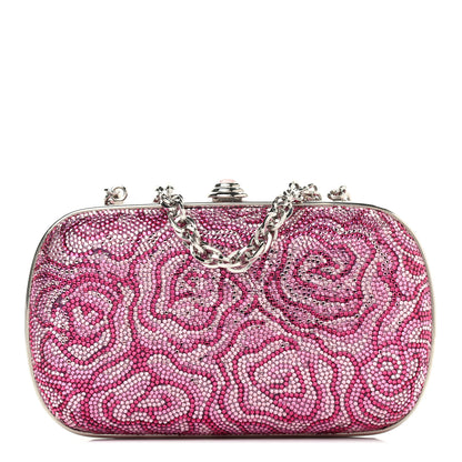 Judith Leiber Swarovski Crystal Flower Clutch Multicolor 1 of 10