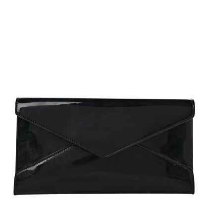 Saint Laurent Patent Paloma Envelope Clutch Black 1 of 7