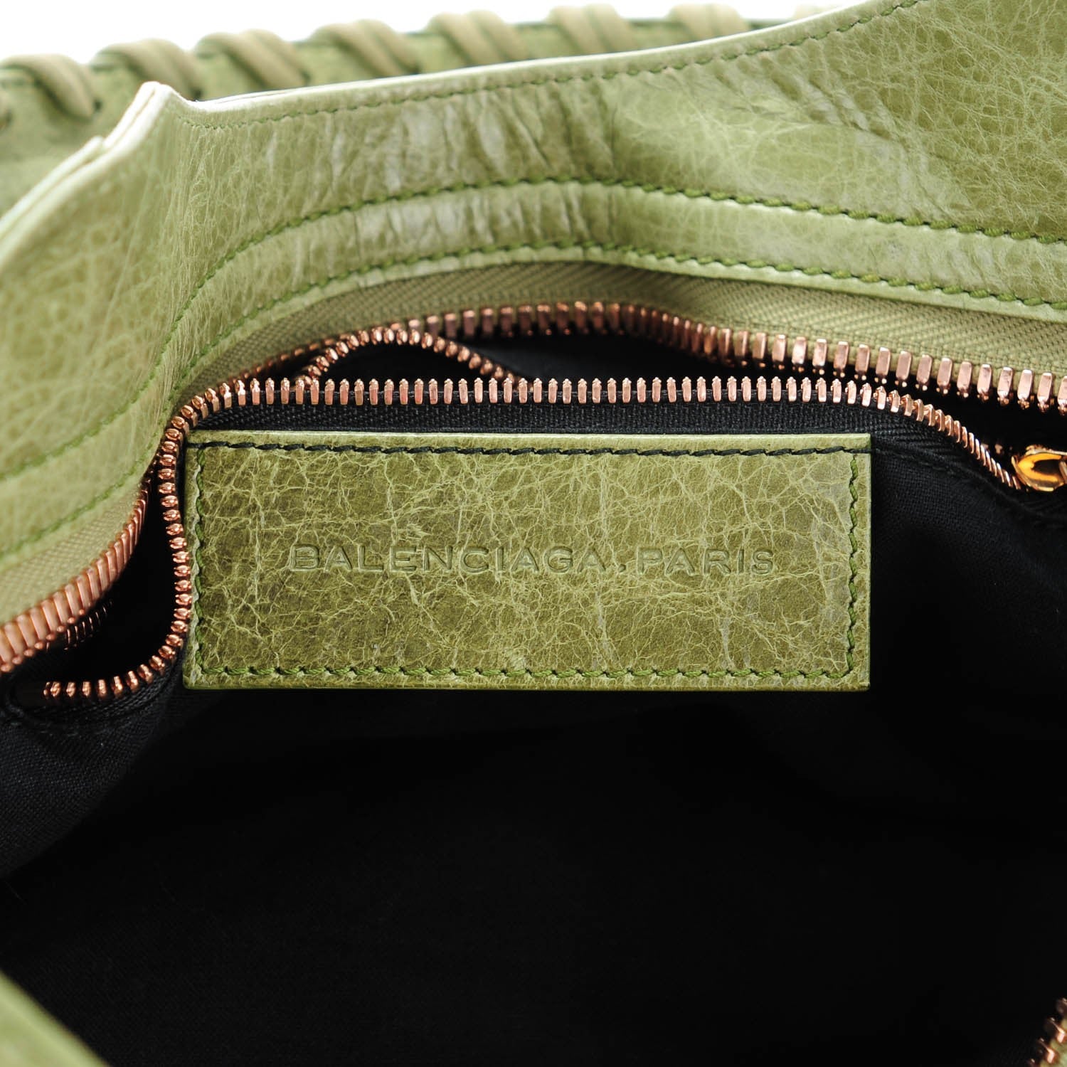 Balenciaga Agneau Giant 21 Rose Gold Hardware City Light Olive 7 of 8