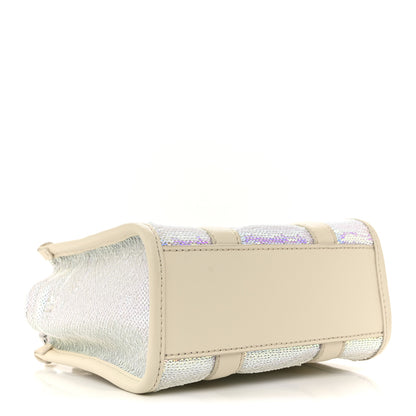 Marc Jacobs Sequin Mini The Tote Bag Iridescent 4 of 13