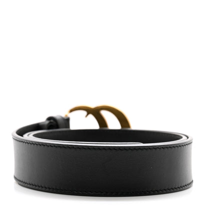 Gucci Moon Calfskin Double G 30mm Belt 75 30 Black 2 of 7