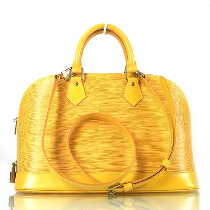 Louis Vuitton Epi Alma Yellow 1 of 9