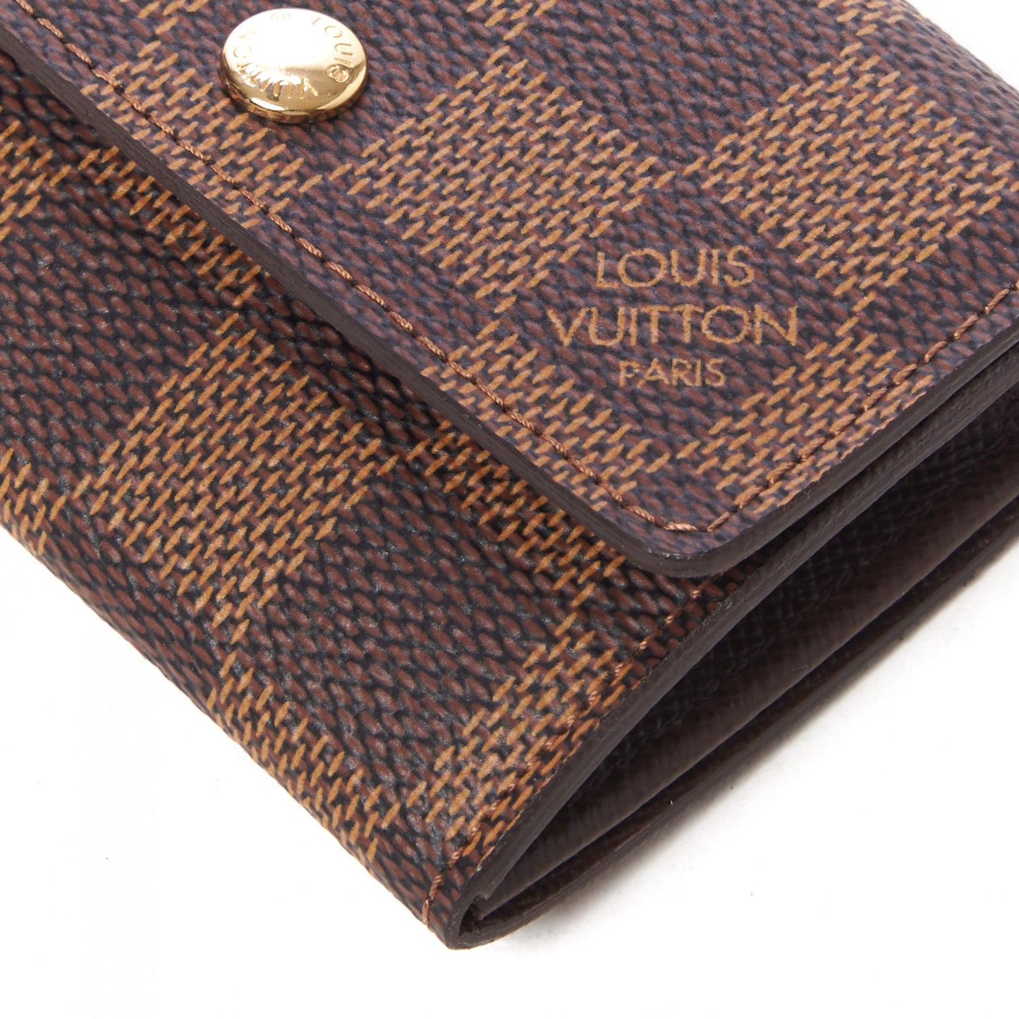 Damier Ebene Porte-Monnaie Plat Coin Purse