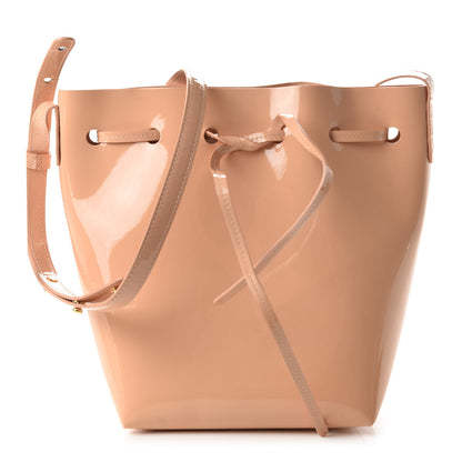 Mansur Gavriel Patent Calfskin Mini Bucket Bag Rosa 1 of 10