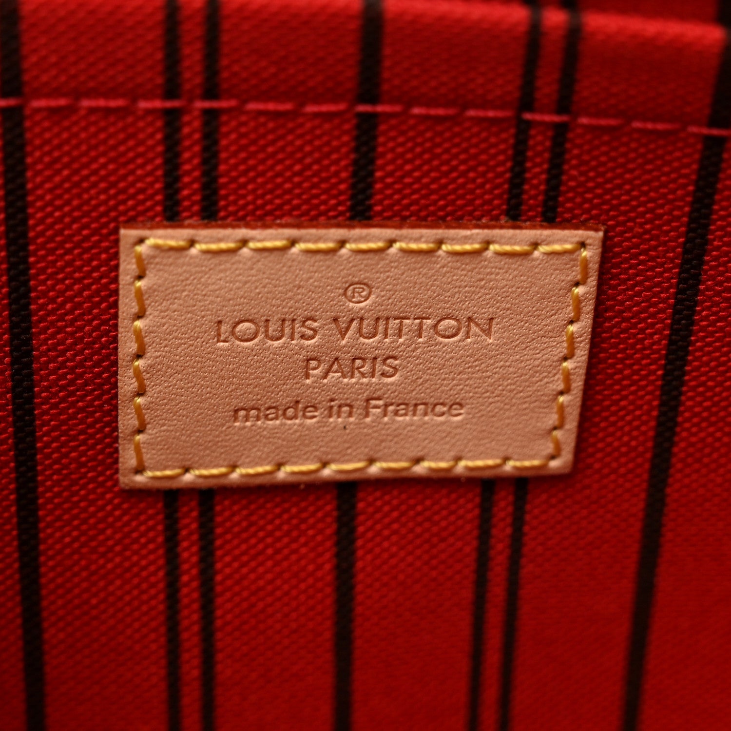 Louis Vuitton Monogram Neverfull MM GM Pochette Cherry 6 of 8