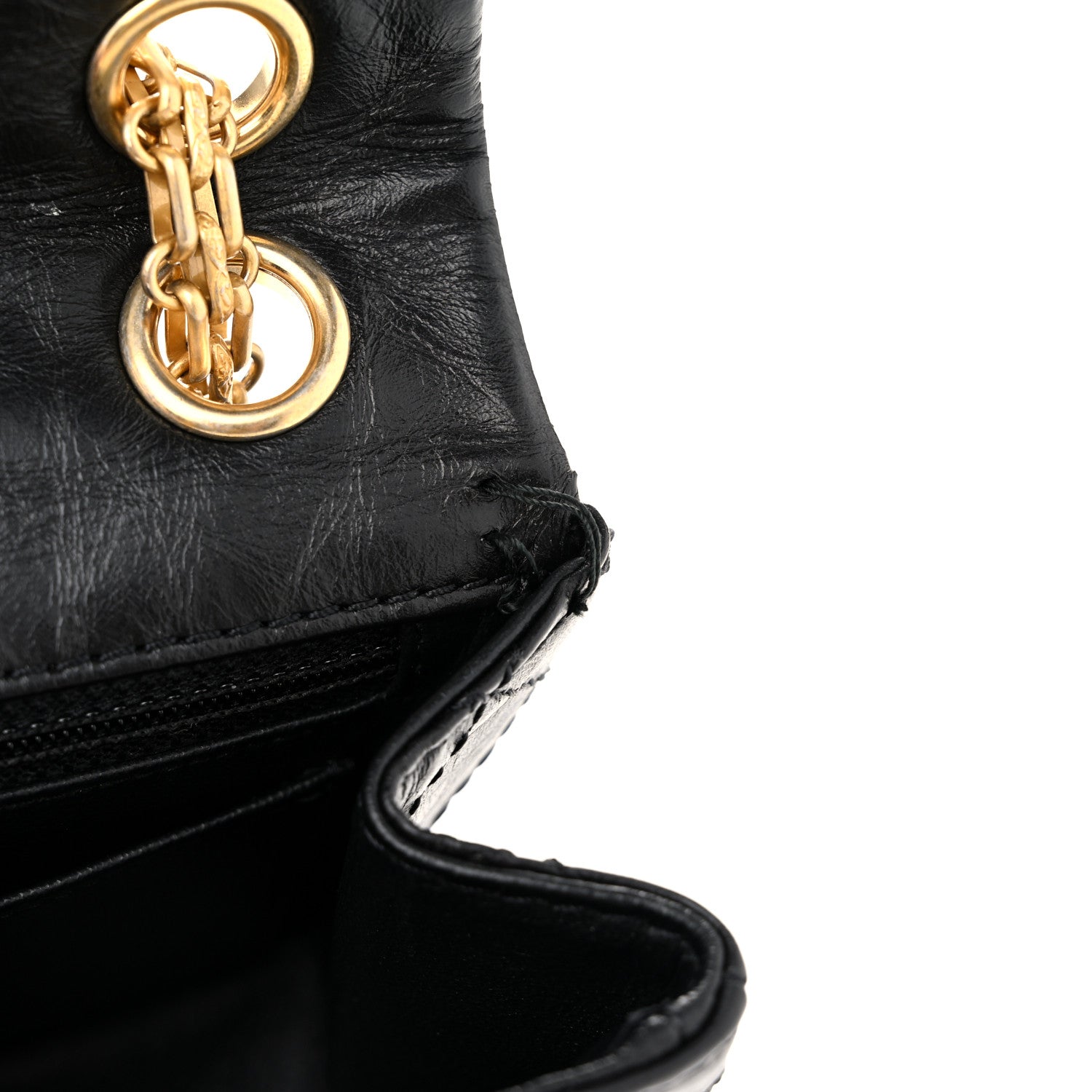 Chanel Aged Calfskin Quilted 2.55 Reissue Mini Flap Black 11 of 12