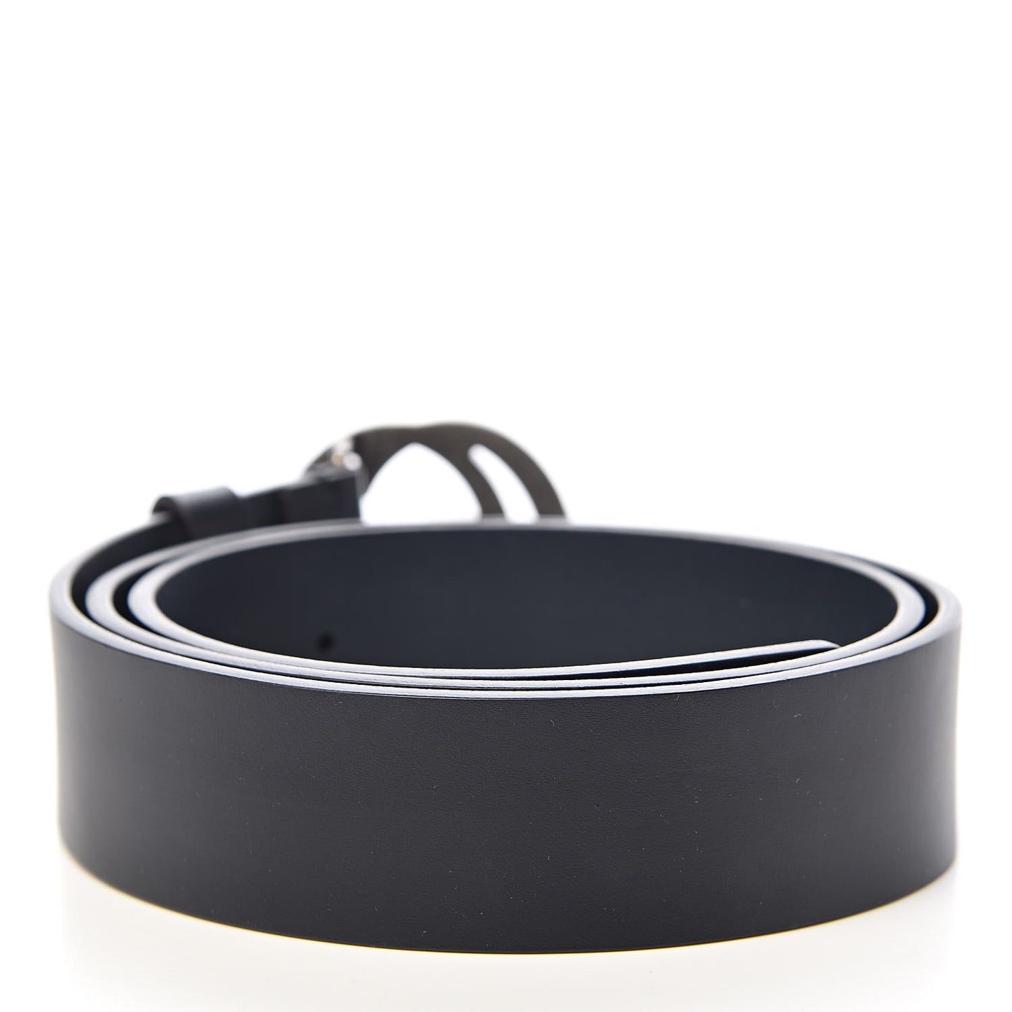 Selleria Calfskin Mens Interlocking G 37mm Belt 95 38 Blue