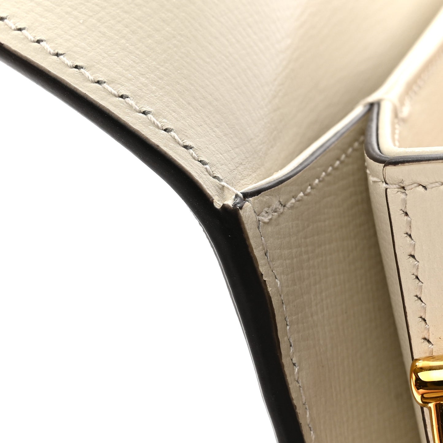 Azalea Calfskin Horsebit 1955 Shoulder Bag Mystic White