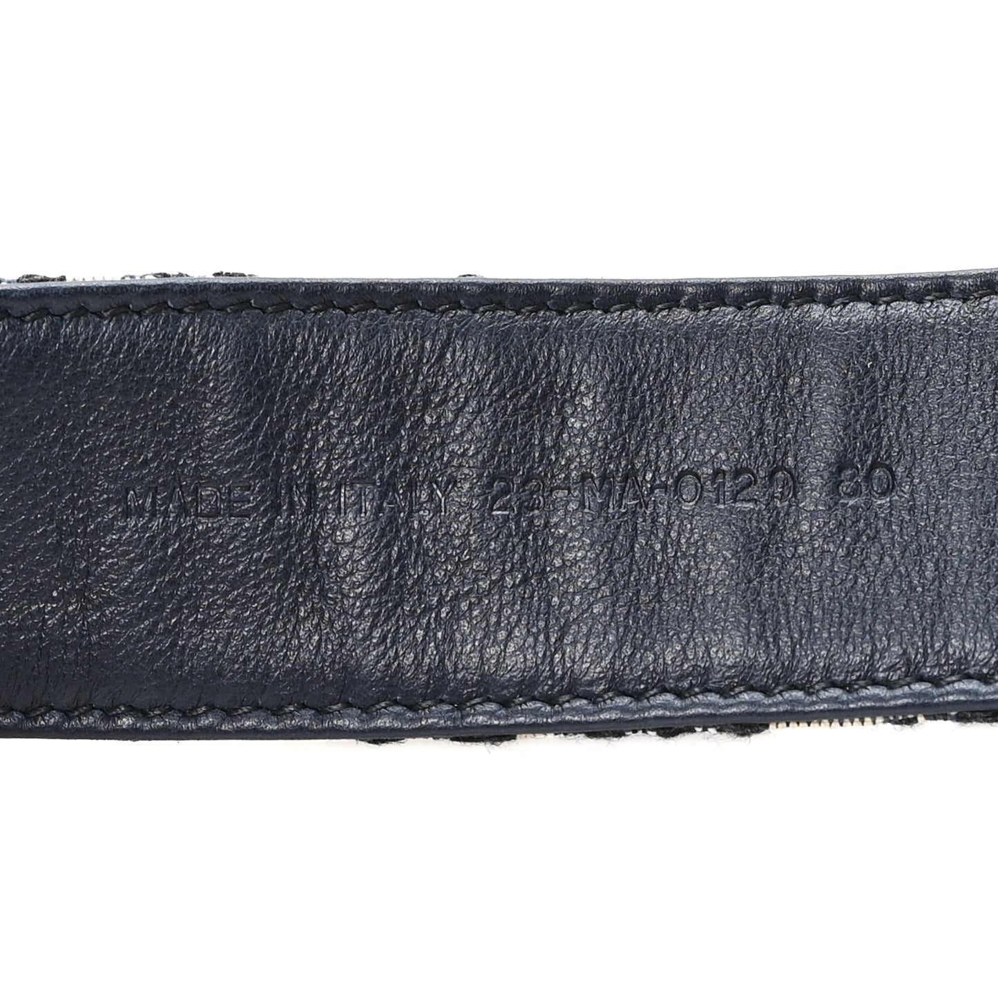 Oblique Diorquake Belt 80 32 Blue Multi