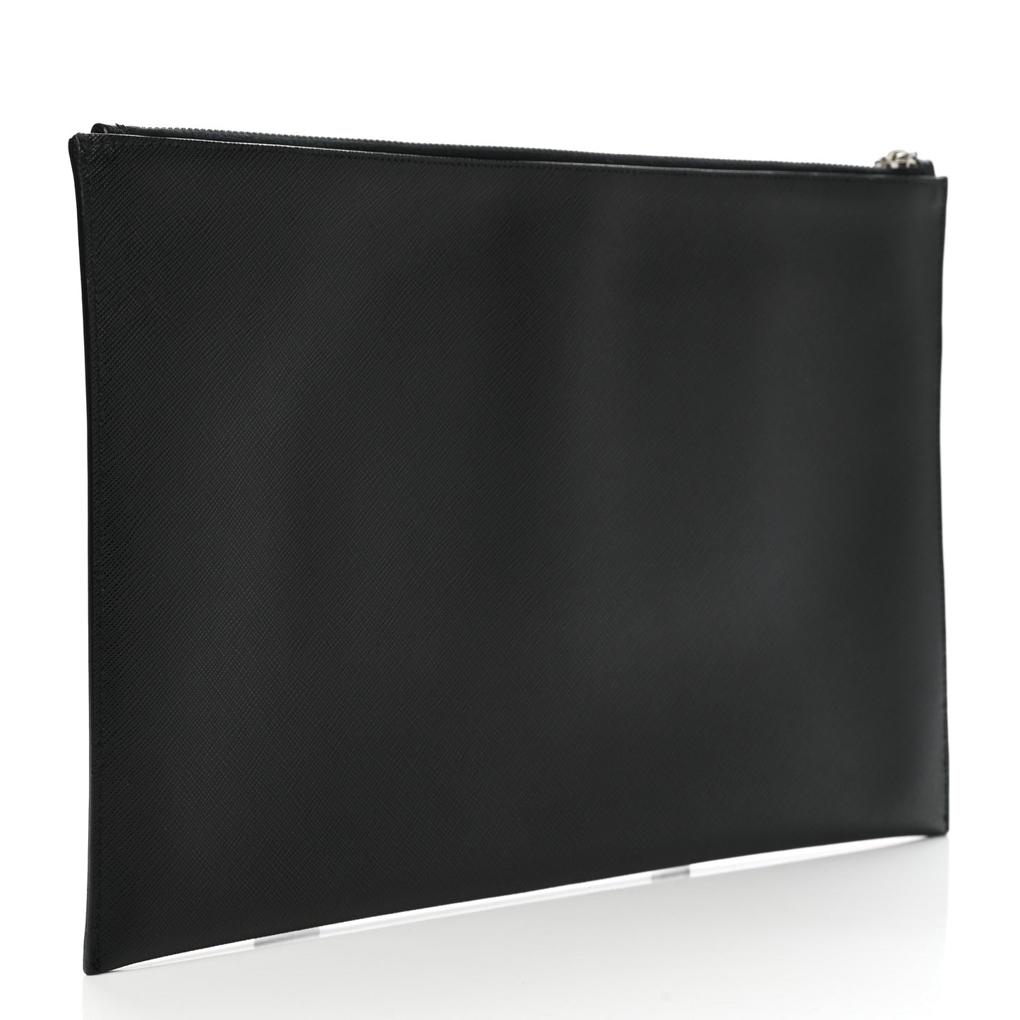 Saffiano Voyage Flat Pouch Black
