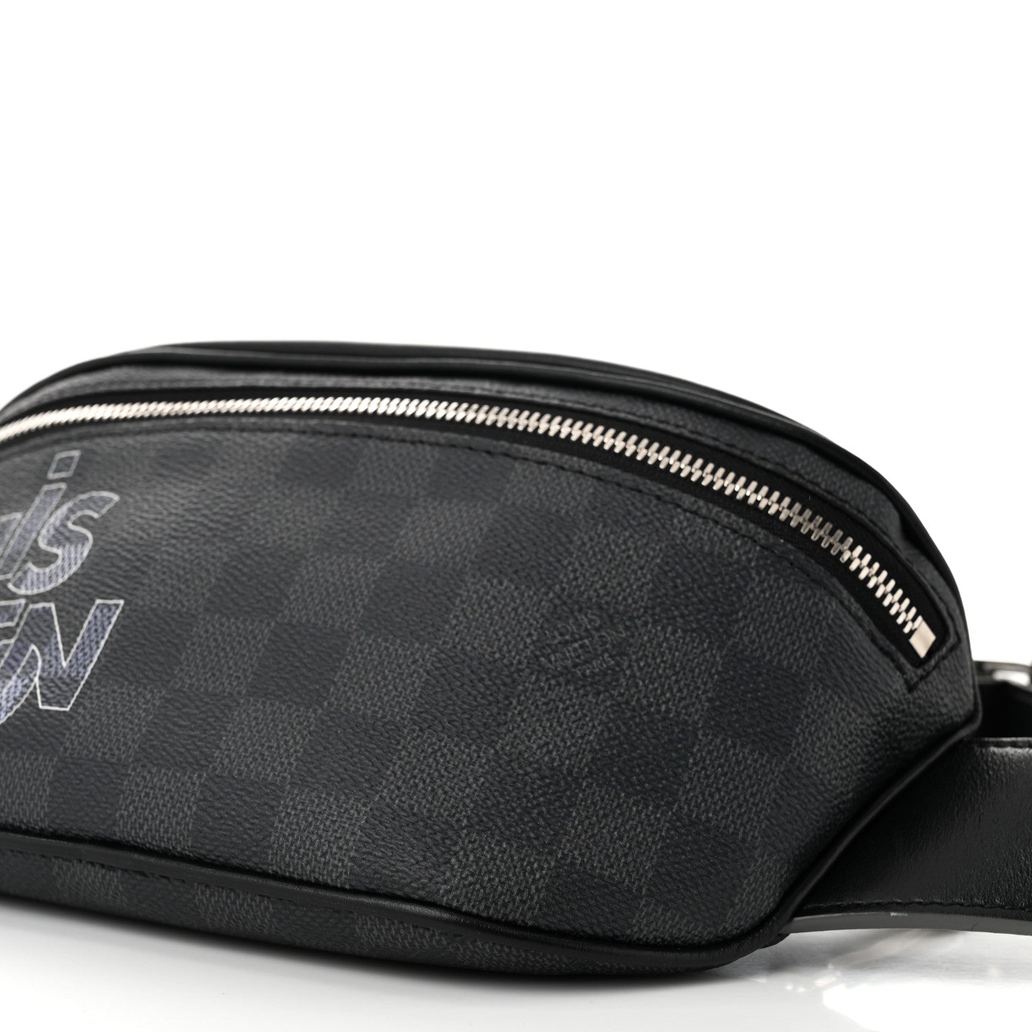 Louis Vuitton Damier Graphite Logo Campus BumBag Grey 10 of 11