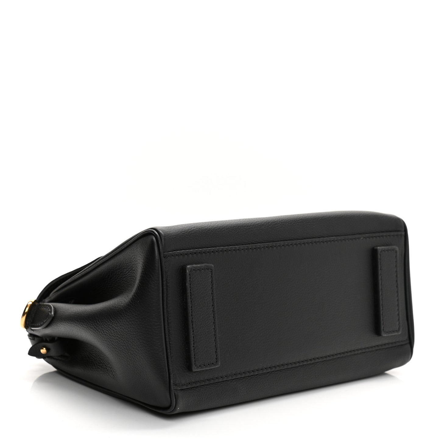 Calfskin Medium La Medusa Top Handle Handbag Black