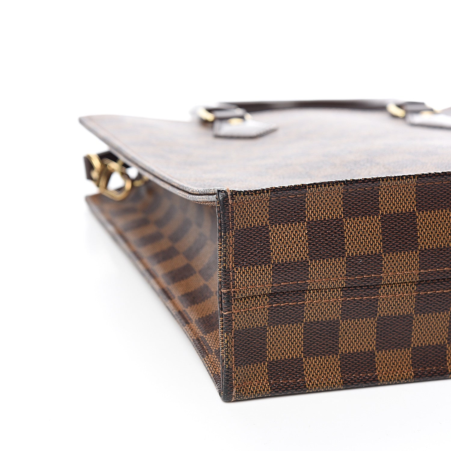 Louis Vuitton Damier Ebene Sac Plat PM 9 of 11