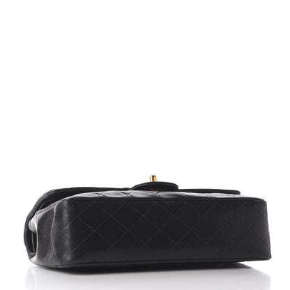 Chanel Lambskin Quilted Medium Double Flap Black 3 of 8