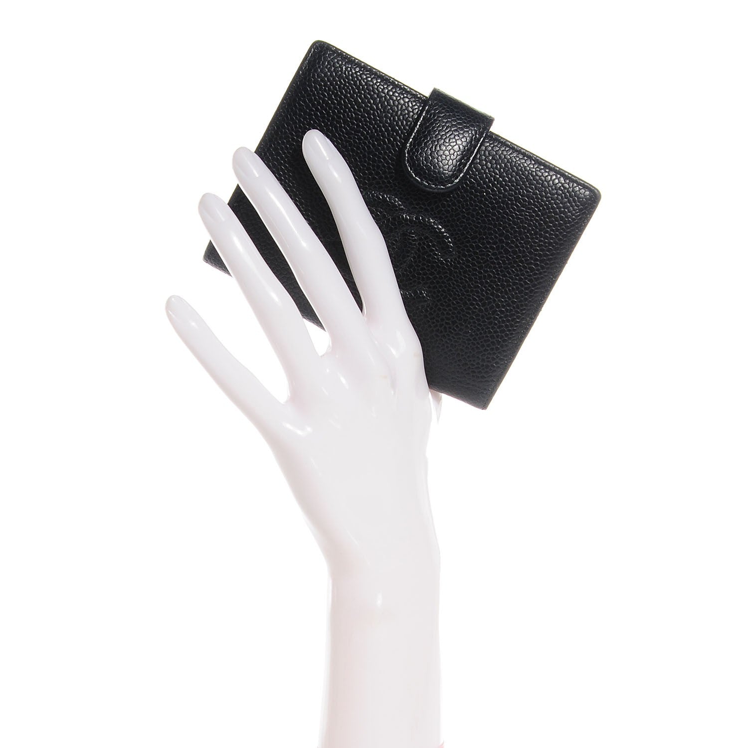 Chanel Caviar Timeless CC Compact French Wallet Black 2 of 6