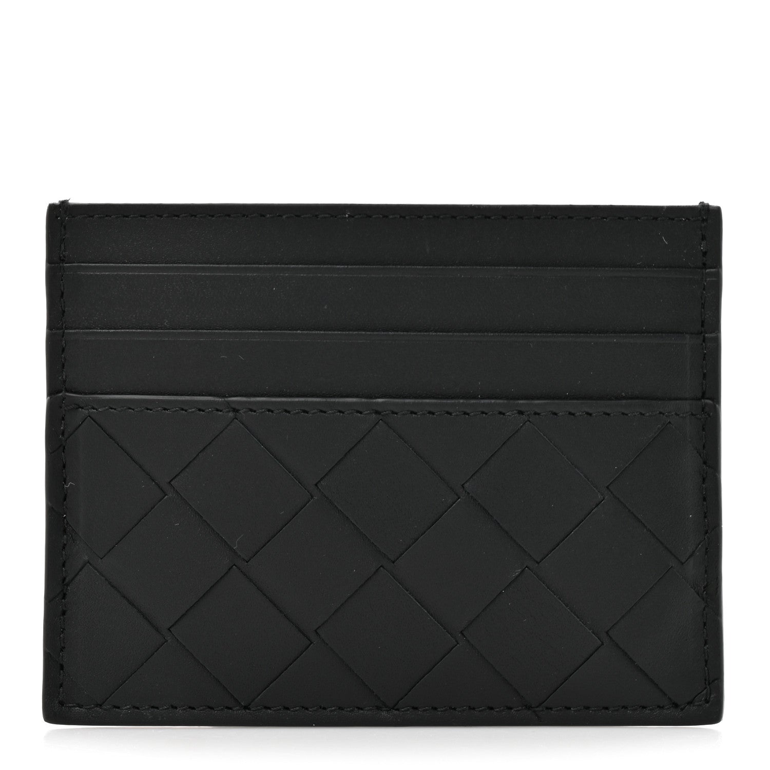 Bottega Veneta Nappa Intrecciato Card Holder Black 1 of 8