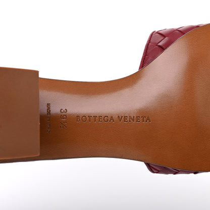 Bottega Veneta Nappa Intrecciato Heeled Sandals 39.5 Eclipse 6 of 9