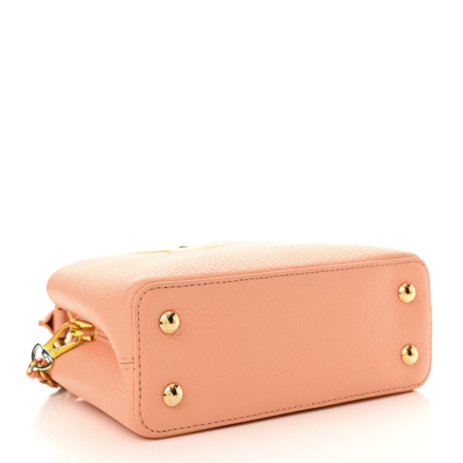 Louis Vuitton Taurillon Mini Capucines Iridescent Abricot 4 of 9