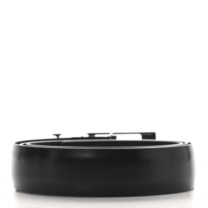 Louis Vuitton Calfskin 35mm LV Skyline Belt 100 40 Black 2 of 7