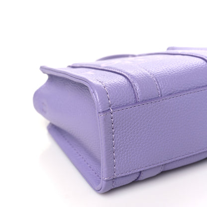 Marc Jacobs Grained Calfskin Micro The Tote Bag Lavender 8 of 9