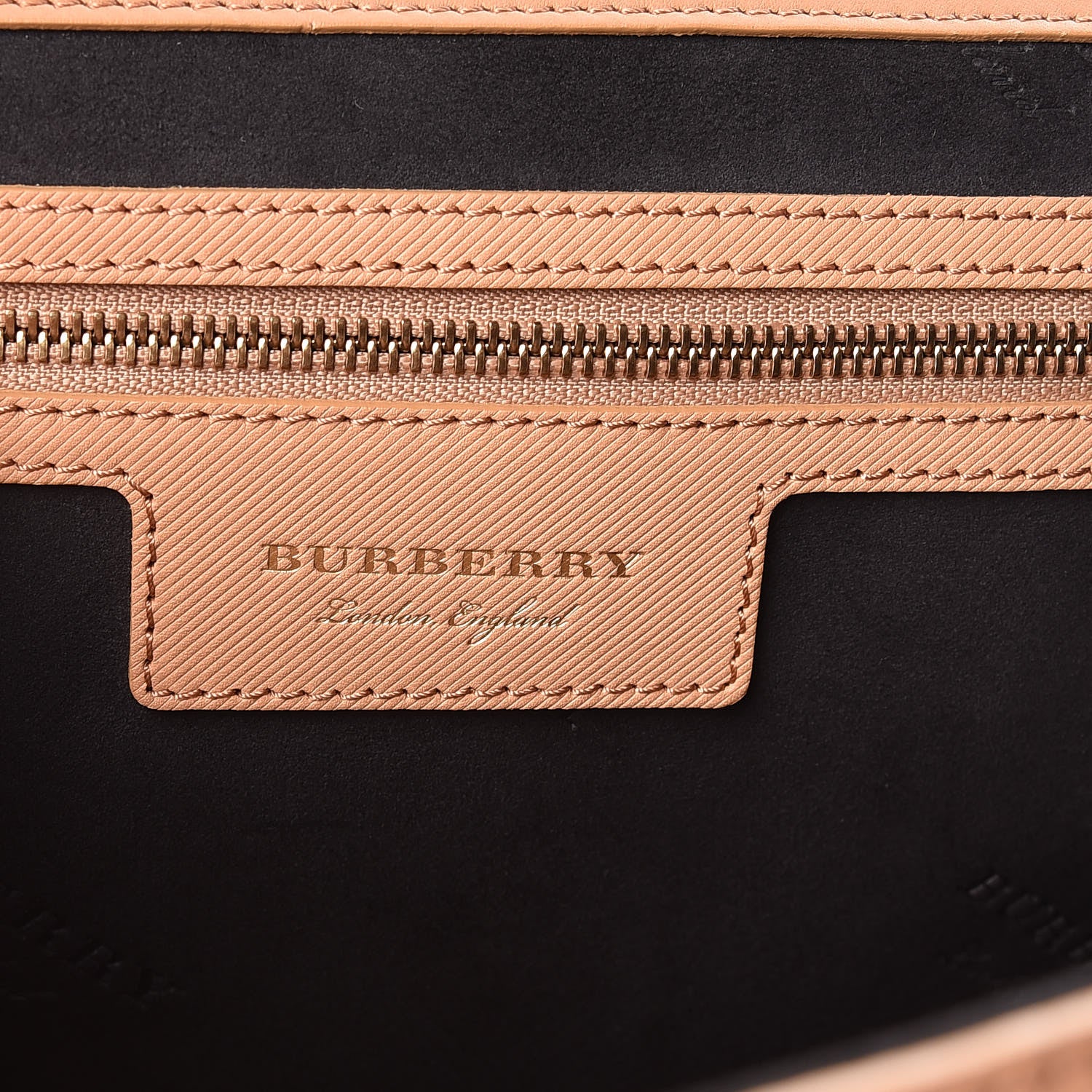 Burberry Trench Calfskin Large DK88 Top Handle Bag Pale Clementine 8 of 11