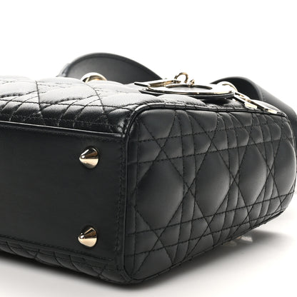 Christian Dior Lambskin Cannage Small My ABCDior Lady Dior Black 10 of 10