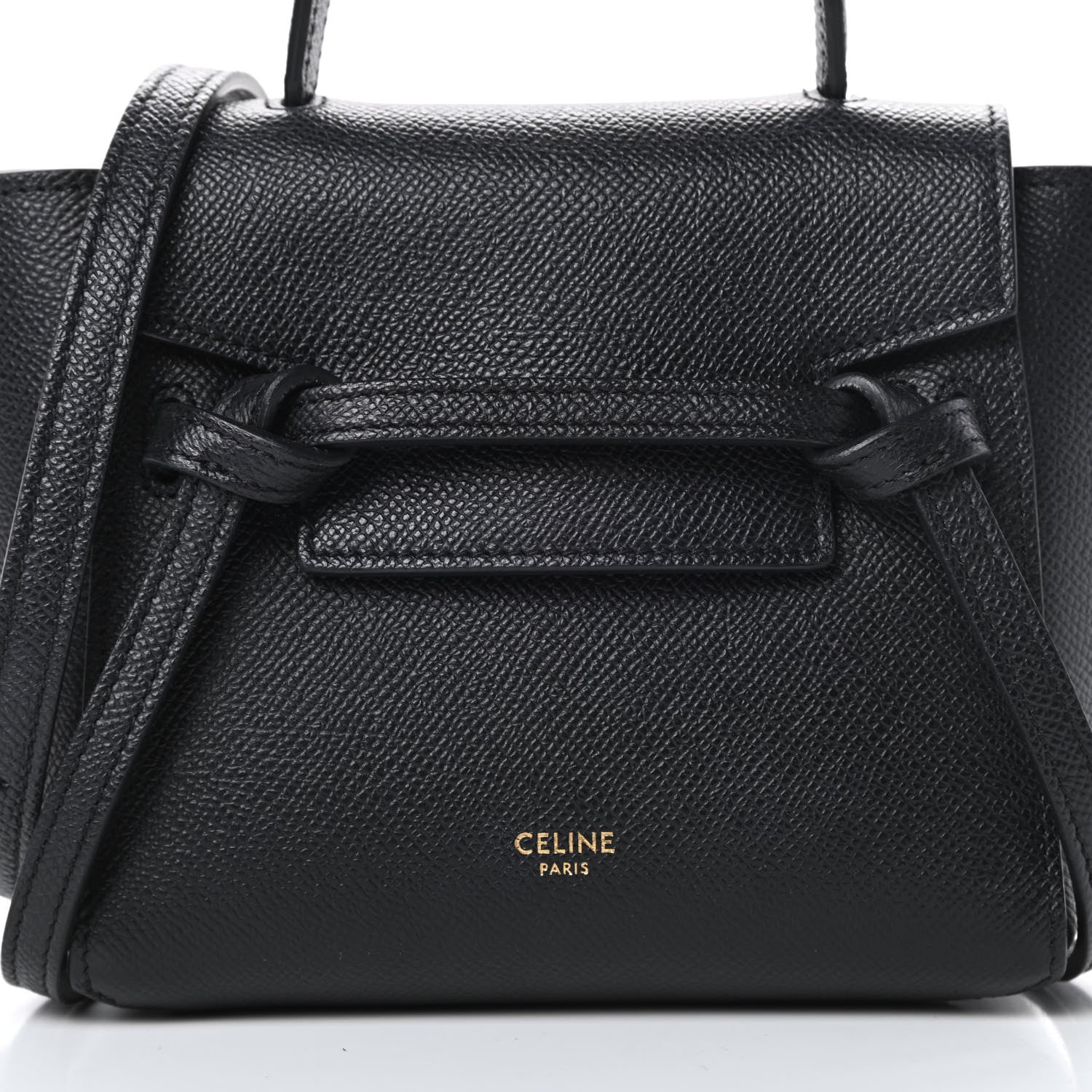 Celine Grained Calfskin Pico Belt Bag Black 9 of 12