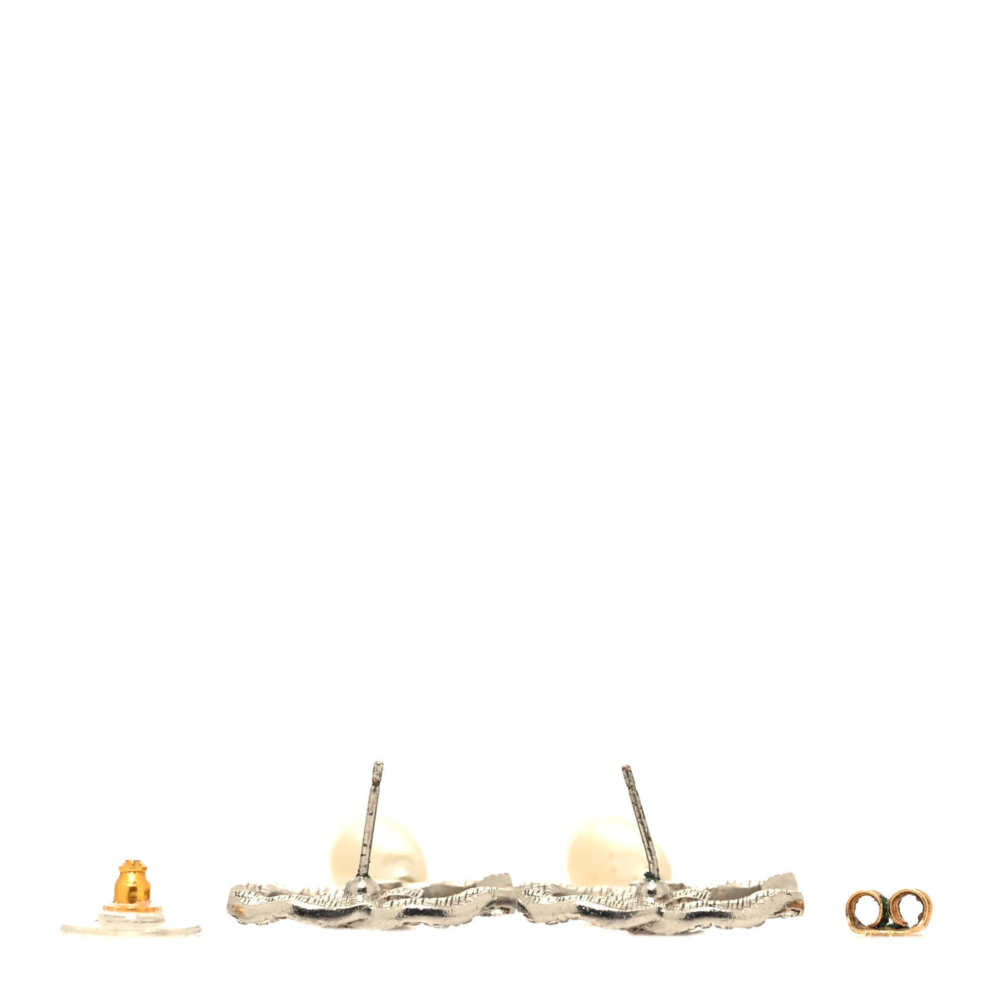Crystal Pearl CC Drop Earrings